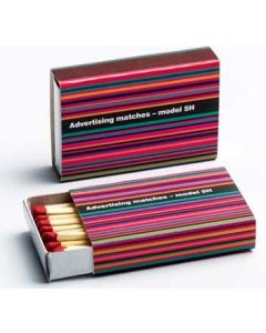 Zündholzschachtel 5H inkl. Rundum-Druck in CMYK