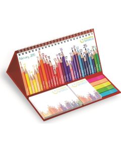 Tischkalender zum Aufstellen mit der O-Spirale