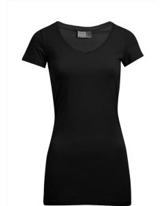 Promodoro Women’s Slim Fit V-Neck-T Long