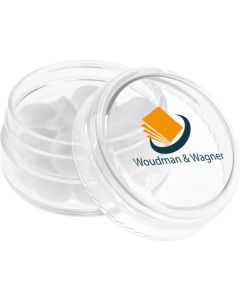 Mini Kunststoff Dose mit Pfefferminz