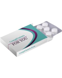 Medizinbox mit Compli'mints 10er Blister