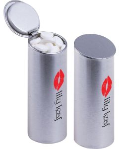 Runde hohe Dose Pfefferminz