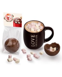 Heiße Schokoladenkugel