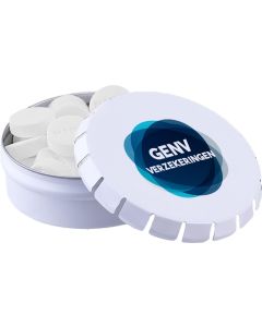 Mini Klick-Klack Dose mit Pfefferminz