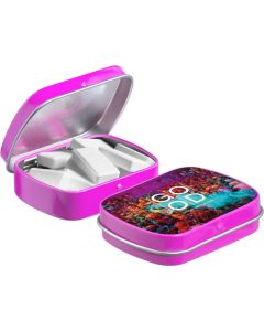 Mini Klappdeckeldose mit Form Pfefferminz