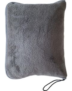 Microfleece Decken-Kissen-Set recyceld