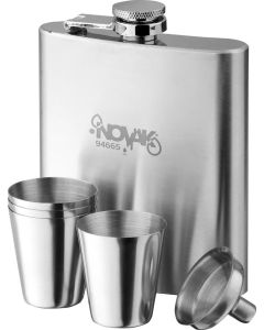 Set Novak aus Edelstahlflasche und Gläsern 200 ml