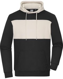 Unisex Kapuzenpullover mit Kontrasteinsatz
