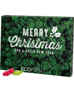Adventskalender Eco XL - Ritter SPORT Schokowürfel - 100% Papierblister - inkl. Druck