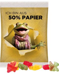Maxitüte Trolli, 50 g, Folie mit 50% Papieranteil - Inhalt nach Wahl - inkl. Druck