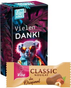 Werbequader small Viba Nougat Classic - inkl. Druck