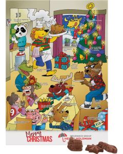 Classic Wand Adventskalender - Format nach Wahl - inkl. Druck