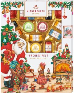 Niederegger Marzipanerie im weihnachtlichen Schuber (398 g)
