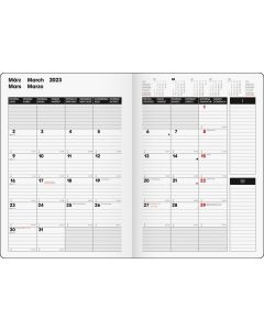 BRUNNEN Buchkalender Modell 739 Slim Line