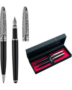 Pierre Cardin® Jacques Set aus Drehkugelschreiber und Füllfederhalter