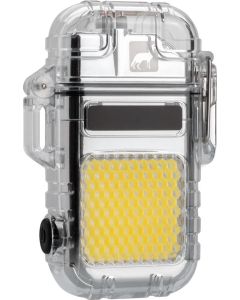 Schwarzwolf outdoor® Calbuco wiederaufladbares, spritzwassergeschütztes Outdoor-Feuerzeug