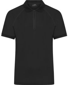 Herren Zip-Poloshirt