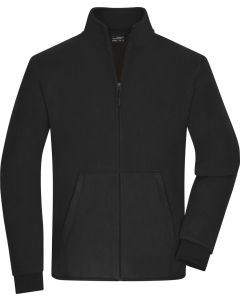 Herren-Fleecejacke mit kontrastfarbiger Innenseite