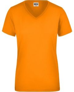 Damen Arbeits T-Shirt in Signalfarbe