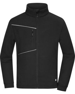 Fleecejacke in Cordoptik