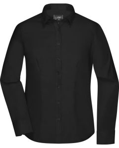 Klassische Damenbluse Micro-Twill