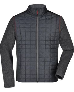 Herren Strickfleecejacke Hybrid