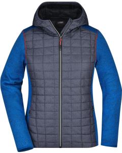 Damen Strickfleecejacke Hybrid