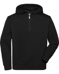 Sweatshirt Half Zip mit Bio Baumwolle