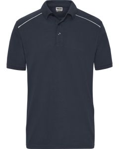 Herren Arbeitspolo Solid mit Bio Baumwolle und UV-Schutz UPF 50+