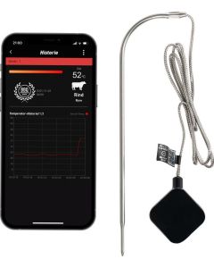 Grillthermometer mit App und Wireless Temperaturfühler