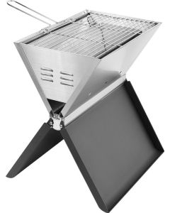 Klappbarer, moderner Holzkohlegrill