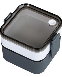 DUO Doppel-Lunchbox mit auslaufsicherem Deckel