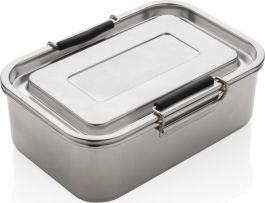 Auslaufsichere Lunchbox aus RCS recyceltem Stainless Steel als Werbeartikel