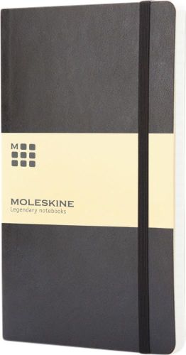 Moleskine Classic Softcover Notizbuch L – kariert als Werbeartikel