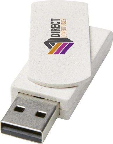 Rotate Weizenstroh USB-Stick als Werbeartikel