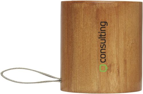 Bluetooth® Lautsprecher Lako aus Bambus als Werbeartikel