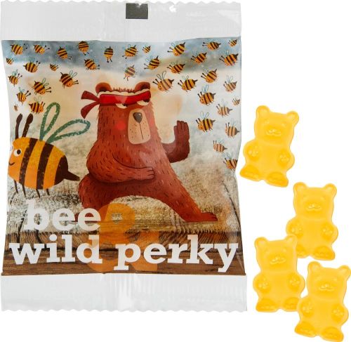 Honig-Bärchen im konventionellen Tütchen als Werbeartikel