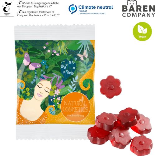 Bachblüten®-Pastillen im kompostierbaren Tütchen als Werbeartikel