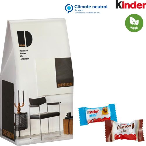 Maxi-Promo-Pack Kinder Schokolade
Mini & Kinder
bueno Mini Mix von
Ferrero als Werbeartikel
