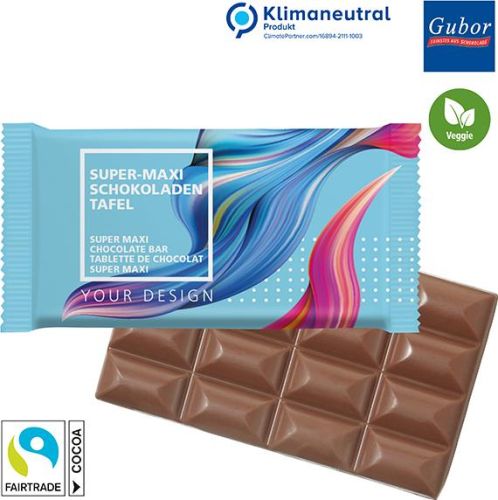 SUPER-MAXI-Schokoladen-Tafel - kleine Menge - inkl. Werbedruck als Werbeartikel