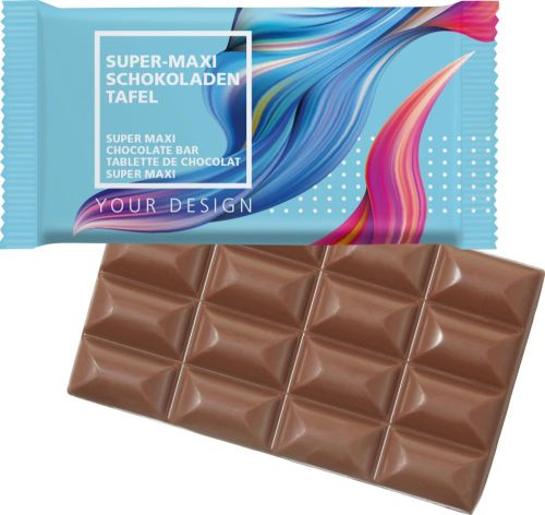 SUPER-MAXI-Schokoladen-Tafel als Werbeartikel