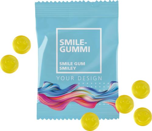 Fruchtgummi 10g Tüten - Smilegummi als Werbeartikel