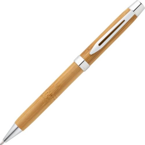 Bambus-Kugelschreiber mit Drehmechanik Bahia als Werbeartikel