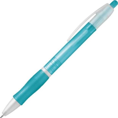 Kugelschreiber Slim mit Gummigriff als Werbeartikel