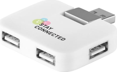 USB Hub 2.0 mit 4 Ports Jannes als Werbeartikel