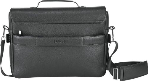 Executive Aktentasche aus Poly-Leder für 14 Laptop Empire Suitcase I als Werbeartikel