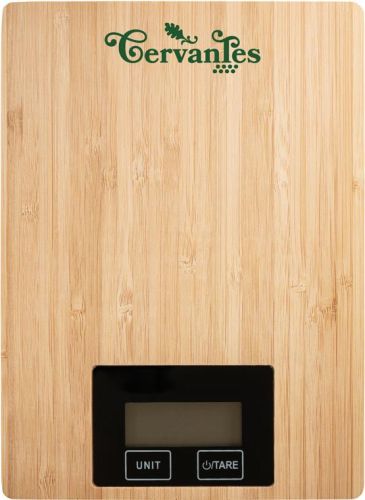 Digitale Küchenwaage aus Bambus Heisenberg als Werbeartikel
