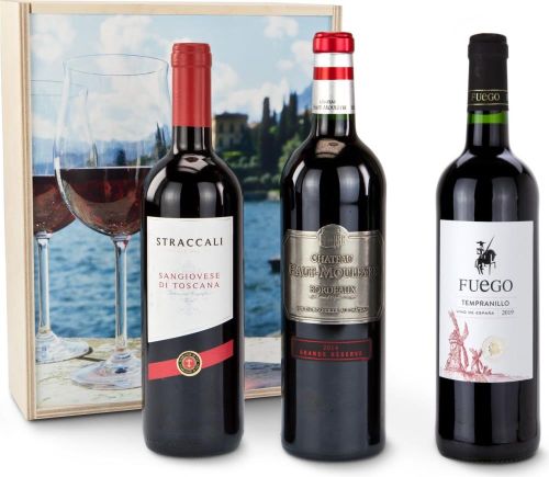 Präsenteset: Mediterrane Weinreise als Werbeartikel