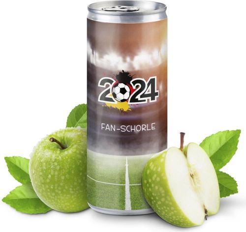 Promo Fresh – Apfelschorle zur Fußball Europameisterschaft 2024 – 250 ml als Werbeartikel