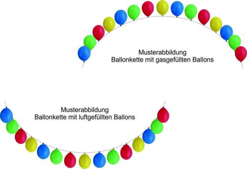 Ballon-Deko-Fix-Girlande ohne Ballons als Werbeartikel